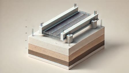 Ростверк на винтовых сваях 6×6 м
